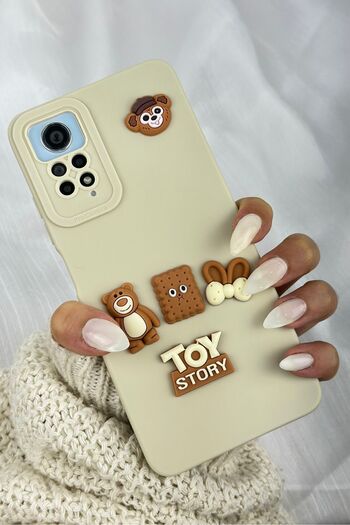 Vip Case Redmi Note 11 Pro and Note 12 Pro | 4g |   Compatible Teddy Bear Pattern Cute Silicone Launch Toy Bear Case