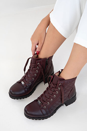 SOHO Claret Red Women's Boots & Booties 20869