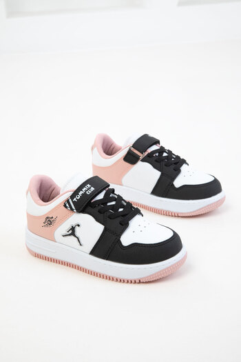 SOHO Black-White-Powder Kids Unisex Sneaker 20825