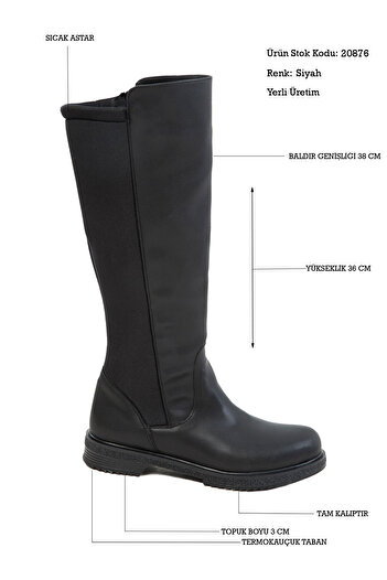 SOHO Black Women's Boots 20876