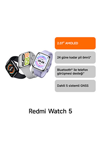 Xiaomi Watch 5 Akıllı Saat Gümüş (Xiaomi Türkiye Garantili)