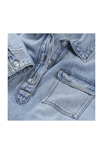 Tommy Hilfiger A-vonalú farmer ruha, D, 1AB