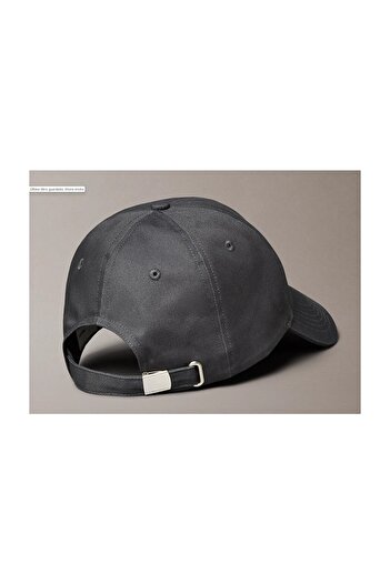 Calvin Klein Pánská šedá baseballová čepice s vyšívaným monogramem