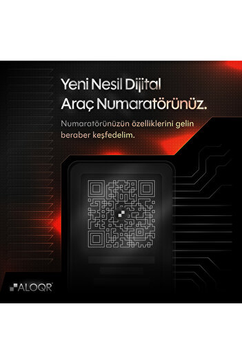 ALOQR Gündoğumu Turuncusu Qr, Yeni Nesil Dijital Araç Numaratörü, Numara Gizleme ve Araç İletişim Sistemi