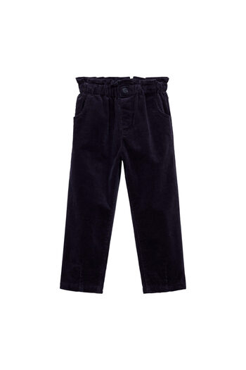 MANGO Navy Blue Baby Girl Pants 77076344