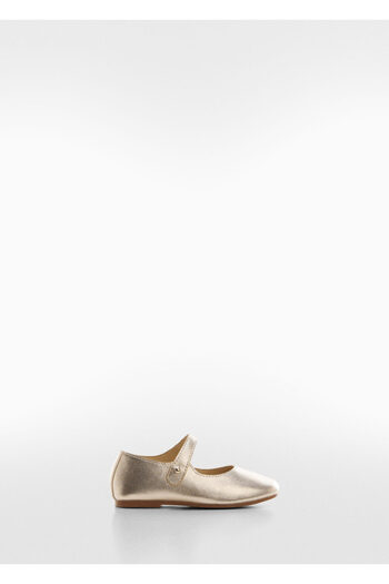 MANGO Baby Girl Gold Classic Shoes 67176739