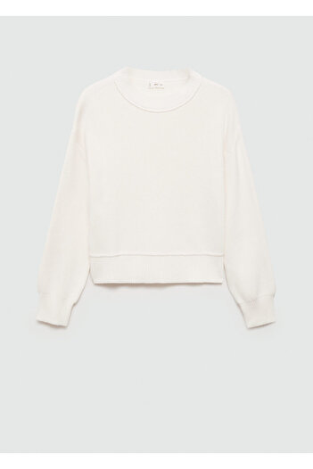 MANGO Off-White Girl's Sweater 77064040