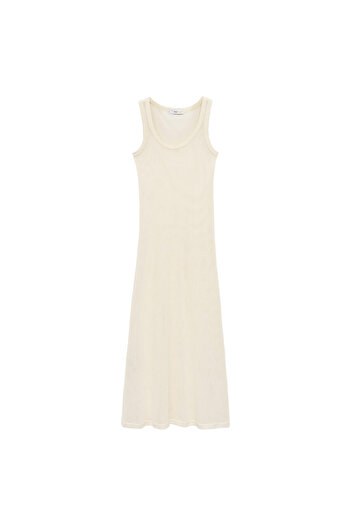 MANGO Natural Women's Dress 77092532