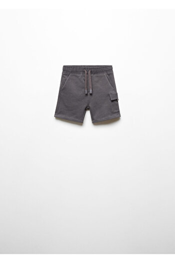 MANGO Woman Charcoal Baby Boy Shorts & Bermudas 67026002 -95