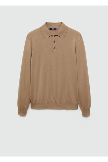 MANGO Ανδρικό πουλόβερ Sand 77015976