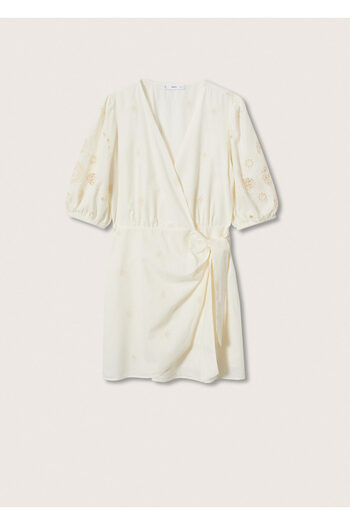 MANGO Woman Off-White Women's Dress27018641