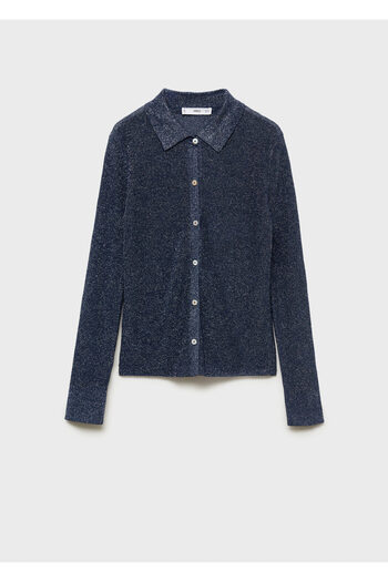 MANGO Midnight Blue Women's Cardigan 77099056