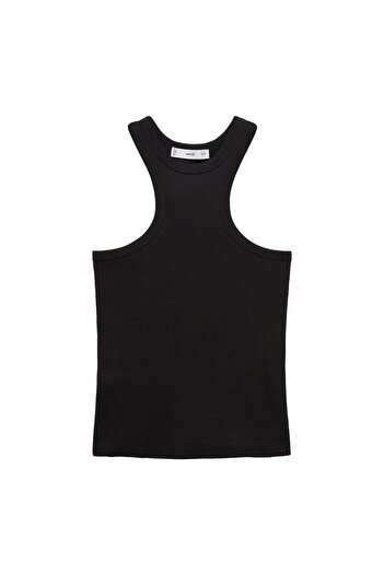 MANGO Black Women's Bustier 77096347