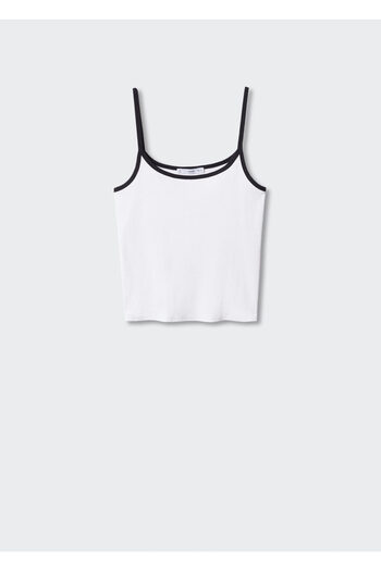 MANGO Woman White Women's Bustier 47089203