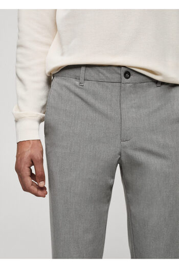 MANGO Gri Erkek Pantolon 77014436