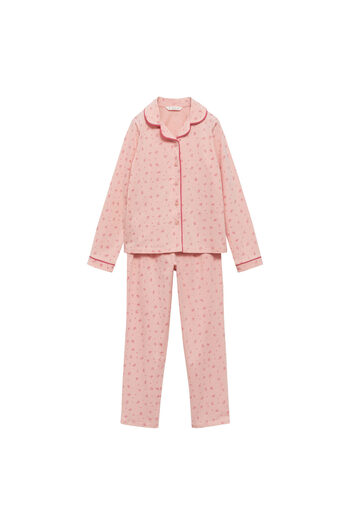 MANGO Pink Girl's Pajama Bottoms 77019034