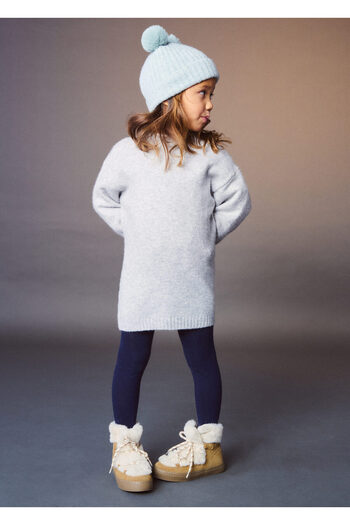 MANGO Metal Grisi Kız Bebek Elbise 77077708