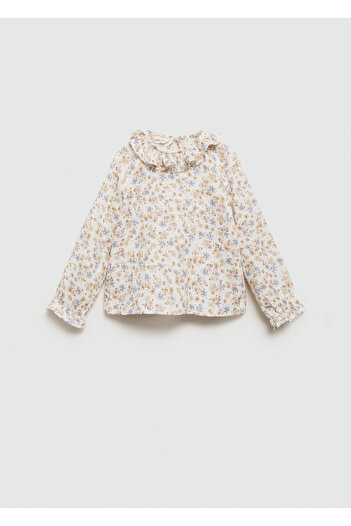 MANGO White Baby Girl Blouse 77056343