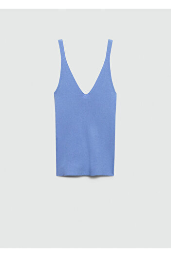 MANGO Woman Sky Blue Women's Bustier 77160353