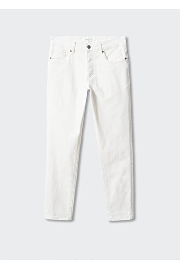 MANGO Kids White Boy's Trousers 47093261