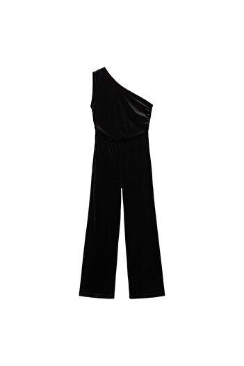 MANGO Black Girl's Jumpsuit 77039066