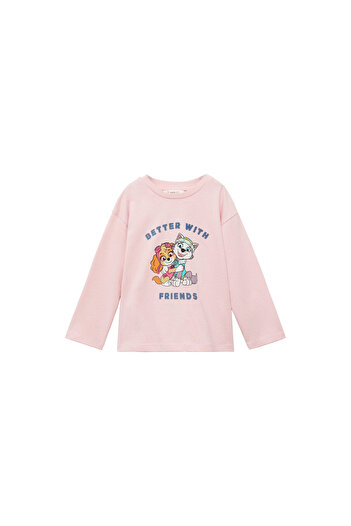 MANGO Rosa Baby-Mädchen-T-Shirt 77006757