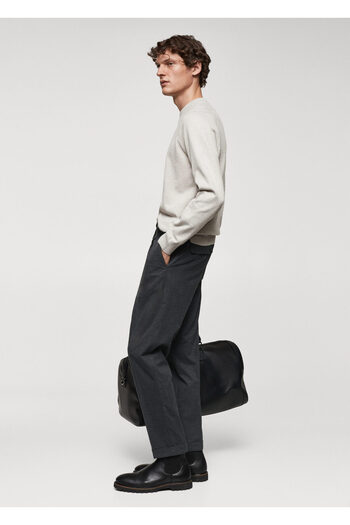 MANGO Man Βαμβακερό παντελόνι Slim Fit