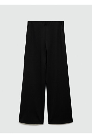 MANGO Woman Black Women's Pants 77094031