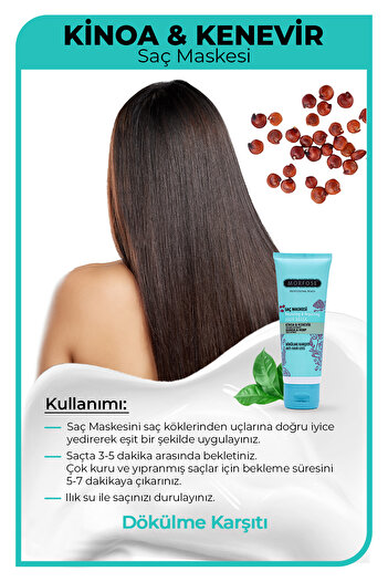Morfose Kinoa Saç Maskesi 75 ml - Dökülme Karşıtı