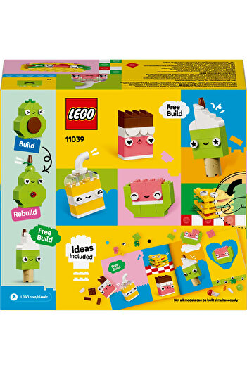 LEGO ® Classic Yaratıcı Yiyecek Arkadaşlar 11039 - 4+ Yaratıcı Oyuncak Yapım Seti (150Parça)
