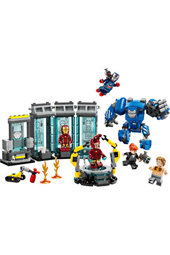 LEGO ®   إلابوراتوري مارفل آيرون مان: قاعة الدروع 76315 - مجموعة ألعاب إبداعية للأطفال من عمر 8 سنوات فما فوق (384 قطعة)