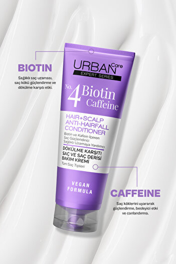 Urban Care Expert Biotin ve Caffein Dökülme Karşıtı Şampuan + Saç Kremi Hediyeli