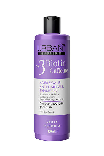 Urban Care Expert Biotin ve Caffein Dökülme Karşıtı Şampuan + Saç Kremi Hediyeli