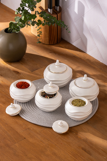 Emsan Roy Gold 5-Piece Spice Set