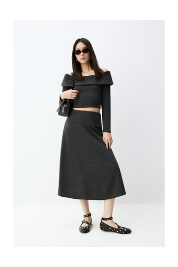 LEFTIES Woman Bias Cut Skirt