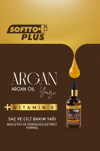 Softto Plus Argan Oil for Damaged Hair 2 Pcs (2X50 ml)