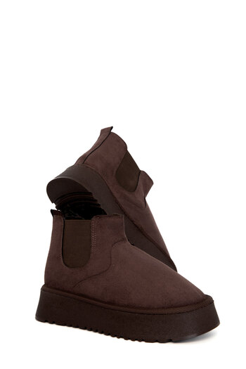 SOHO Brown Suede Women's Boots & Booties 21059