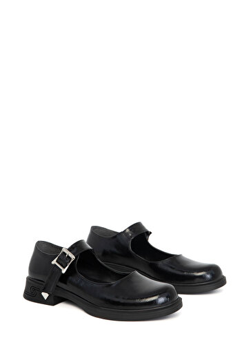 SOHO Black Matte Women's Loafer Shoes 21057