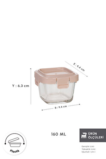 Karaca Pink Lia Mini Storage Container 160 ml