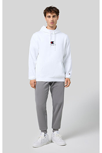 Champion Script Shop Rib Cuff Pants Gri Erkek Eşofman Altı-220314-ES072