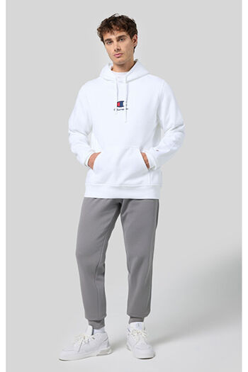 Champion Script Shop Rib Cuff Pants Gri Erkek Eşofman Altı-220314-ES072