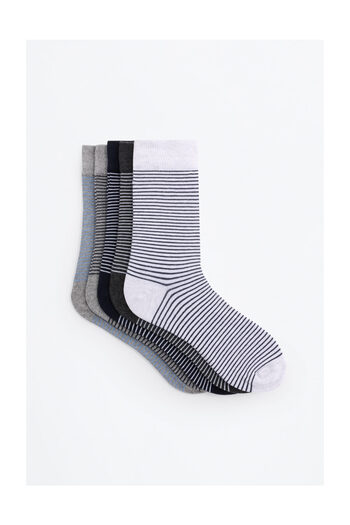 LEFTIES Man Pack of 5 Striped Long Socks