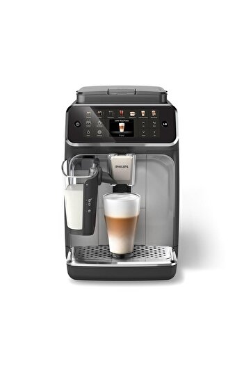 Philips 4400 Serisi LatteGo Tam Otomatik Espresso Makinesi, 12 Sıcak ve Soğuk İçecek, QuickStart, EP4446/70