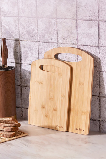 Karaca Stark 2'li Bambu Kesme Tahtası 28/33 Cm