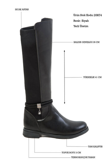 SOHO Black Women's Boots 20874