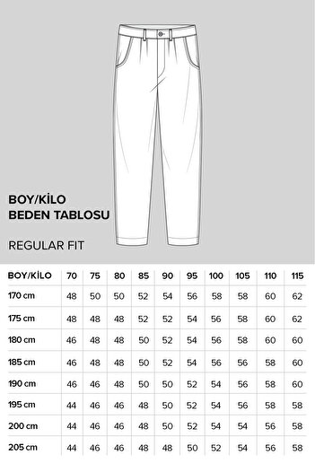 AC&Co / Altınyıldız Classics Erkek Lacivert Regular Fit Normal Kesim Yan Cepli Esnek Klasik Pantolon