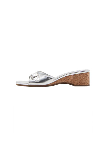MANGO Silver Women's Sandals 77030365