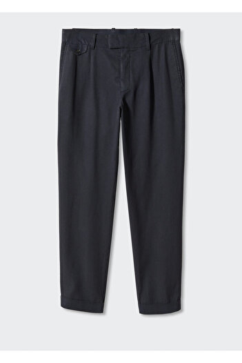 MANGO Man Navy Blue Men's Trousers 47005907