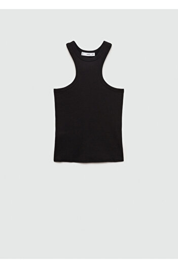 MANGO Black Women's Bustier 77096347
