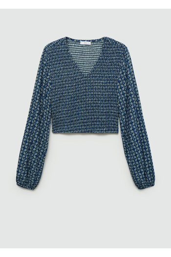 MANGO Navy Blue Girl's Blouse 77054787